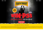 Win a PS5 for You and 3 Mates Worth up to $19,599.96 from Four N Twenty
