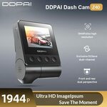 ddpai Z40 Dual Dash Camera, Capacitor, Sony IMX335, 1944P Front, 1080P Rear US$85.75 (~A$119.32) YouPin Authorized AliExpress