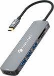 NOVOO 6 in 1 USB C Hub $27.99 + Delivered ($0 with Prime) @ Wellmade Brands AU via Amazon AU