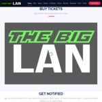 The Big LAN III (22/1) Tickets: $11.75 Console/AFK, $14.45 BYO PC (with Code & Early Bird Discount, Was $15/$20) @ The Big LAN