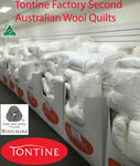 [Factory Second] Tontine Washable Wool 350GSM All Seasons Quilts: Queen $55, Double $51, Single $47 Delivered @ Dhimanvinod eBay