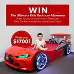 Win a Sleep Easy Race Car Bed Worth $1,700 from Happy Beds