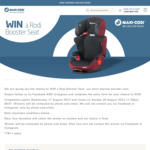 Win a Rodi Booster Seat Worth $259 from Maxi-Cosi