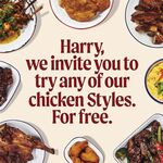 [NSW, VIC] Free Small Chicken Dish if Your Name Is Harry @ Chargrill Charlie's
