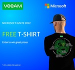 Free Veeam T-Shirt Delivered, Microsoft Ignite 22 (Company Email Required) @ Veeam