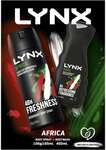 Lynx Africa Duo Body Wash & Body Spray Giftset $3.25 + $10 Delivery ($0 over $100 Spend) @ Big W via Woolworths Everyday Market