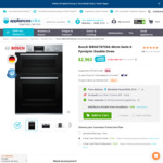 Bosch MBG5787S0A 60cm Serie 6 Pyrolytic Double Oven $2964 Delivered @ Appliances Online / $2676 + Del @ The Good Guys Commercial