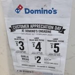 [NSW] Large Value Pizza $3, Value Max Pizza $4, Traditional Pizza $5 - Pick up Only @ Domino's Engadine