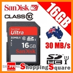 SanDisk Ultra Class 10 SDHC Card 32GB $28.95, 16GB $12.95, MicroSDHC 16GB $16.85 FREE Shipping