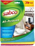 Sabco All Purpose Micro Fibre Cleaning Cloths 3-Pieces $2.52 + Delivery ($0 with Prime/ $39 Spend) @ Amazon AU