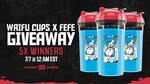 Win 1 of 5 Gamer Supps X FeFe Creator Cups from Gamer Supps