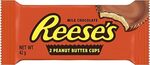 Reese's Peanut Butter Cup Milk Chocolate 42g Bar $0.52 + Delivery ($0 Prime/ $39+ Spend) @ Amazon Warehouse