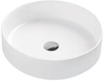 Spin Counter Top Round Basin Gloss White $98 + Delivery @ Bathroom Auction