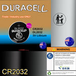 Genuine Duracell CR2032 Trade Packed Button Batteries 100 for $69.97 Delivered @ Aukie's Mall via eBay AU