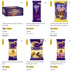 1/2 Price Cadbury Blocks & Sharepacks (from $3) + Delivery ($0 C&C/ in-Store/ $65 Order) @ BIG W