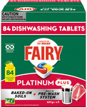 Fairy Platinum Plus Dishwashing Tablets 84-Pack $34.95 + $10 Postage ($0 C&C/ in-Store) @ Bunnings