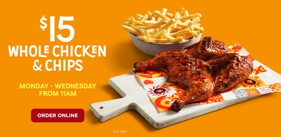 $15~$17 Whole Chicken and Chips Pickup (for Flame Rewards Members ...