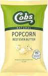 Cobs Natural Best Ever Butter 90g, Big Cheese Popcorn 100g $1.75 ($1.57 S&S) + Delivery ($0 with Prime/ $59 Spend) @ Amazon AU