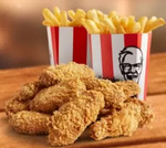 Wicked Double Deal (10 Wicked Wings, 2 Reg Chips) $9.95, Double Whammy Deal $12.50 Pickup Only @ KFC App/Online