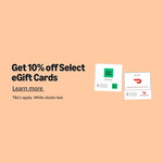 10% off Uber/Uber Eats & DoorDash eGift Cards, 3% off Category Choice eGift Cards, 15% off HelloFresh eGift Cards @ Amazon AU