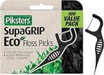Piksters SupaGRIP Eco Floss Picks (Pack of 100) $4 + Delivery ($0 with Prime/ $59 Spend) @ Amazon AU / Woolworths