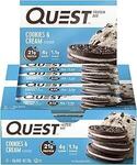 Quest Nutrition Cookies and Cream Protein Bar 12 Pk $28.80 ($25.92 S&S) + Delivery ($0 with Prime/ $59 Spend) @ Amazon AU