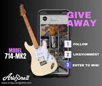 Win an Aria Pro II Model 714-MK2 Guitar from Aria Guitars