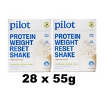28x 55g Pilot Protein Weight Reset Shake Vanilla or Chocolate for $31.99 (RRP $98) Delivered @ Lower Price People eBay