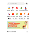 50% off Breakfast (up to $15 off) with $15 Spend, up to 3 Uses Per Account @ DoorDash