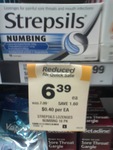 Strepsils Numbing Lozenges 16 Pack $6.39 (Save $1.60) @ Woolworths - Reduced for Quick Sale