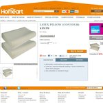 Contour Latex Pillow, 60x40cm, $39.99, Pickup, HOMEART Stores, Delivery Available "from $10"