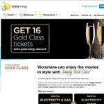 SimplyEnergy GoldClass MovieTicket Offer