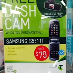BP Service Stations - Samsung S5511T Prepaid $79.95 with Free Dash Cam