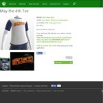 Free Xbox Avatar (virtual) Tee Shirt - Star Wars May The 4th