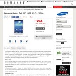 Samsung Galaxy Tab 3 8.0" Wi-Fi $244 at Domayne