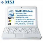 MSI Wind U100 Netbook WHITE $429.00 + Shipping