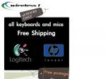 FREE SHIPPING on All Logitech and HP Keyboards and Mice! 48 Hours Only!