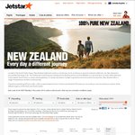 Auckland/Christchurch Return ex Melb $191, ex Syd $195 @ Jetstar