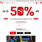 Up to 50% off Store Wide - 24 Hours Only @ Puma