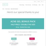 real-u Acne Gel - Bonus Packs $25 + Free Cleanser (Save $40)