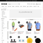 Men's Clearance Clothing & Underwear from $3.50 + 40% off Van Heusen Business Shirts @ Myer