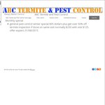 ABC Termite and Pest Control - Winter Creepy Crawly Special Pest Control Usually $225, Now $95 (SE QLD)