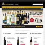 Two Dozen Wines @ WineGrowers Direct with Voucher $74 ($54 with AmEx) + $7.50/Case Delivery