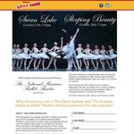 Win The Deck Sydney Ballet Dining for Two, 2 Tix to Swan Lake or Sleeping Beauty from Luna Park