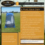 Sports Viewing Pop up Tent $60 Normally $89. Plus Shipping - Dryncosytents.com