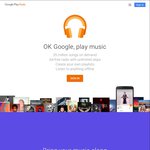 Google Play Music $1 for 3 Months