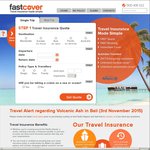 10% off Fast Cover Travel Insurance Coupon Code