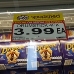 Peters Drumstick 4 Pack $3.99 @Spudshed WA