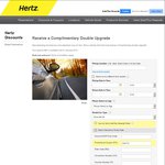 Hertz Double Upgrade (AmEx Cards)