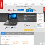 Lenovo ThinkPad T450 i7-5600u 8GB, WIN 10 Pro, 128SSD, 14" Touch $1999.00 Shipped @ Lenovo Store